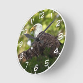 Horloge Ronde Bientôt Eagle (Angle)