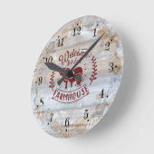 Horloge Ronde Bienvenue À L'Horloge Fermière (Angle)