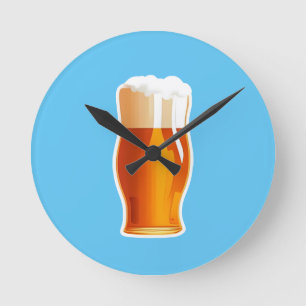 Horloge Ronde Bière