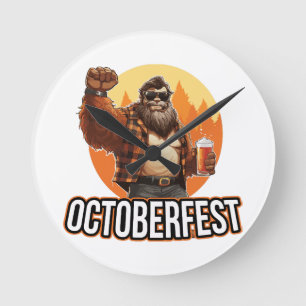 Horloge Ronde Bigfoot d'Octoberfest