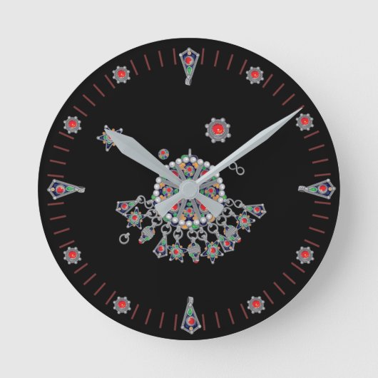 Horloge Ronde Bijoux kabyle (Recto)