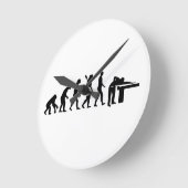 Horloge Ronde Billards d'évolution (Angle)