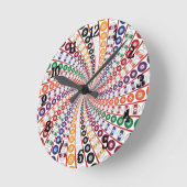 Horloge Ronde Billiards / Pool Balls : Wall Clock (Angle)