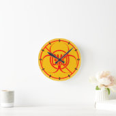 Horloge Ronde Bio-hazard Clock Bio-hazard Warning Venin Decor (Maison)