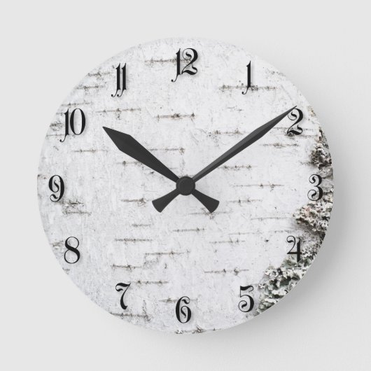 Horloge Ronde Birch bark (Recto)