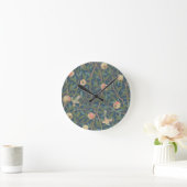 Horloge Ronde 'Bird and Pomegrenate' Wallpaper Design, printed b (Maison)