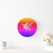 Horloge Ronde Bird Dropping. Funny and Cool (Maison)