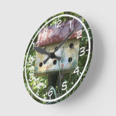 Horloge Ronde Birdhouse (Angle)