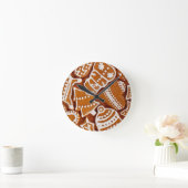 Horloge Ronde Biscuits en pain d'épices de Noël (Maison)