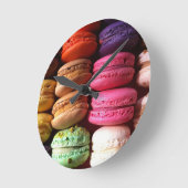Horloge Ronde biscuits macaron (Angle)