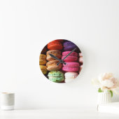 Horloge Ronde biscuits macaron (Maison)