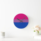 Horloge Ronde Bisexual pride (Maison)