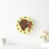 Horloge Ronde Bison Design (Maison)