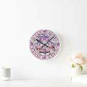 Horloge Ronde Bisous Visage (Maison)
