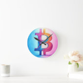Horloge Ronde Bitcoin (Maison)