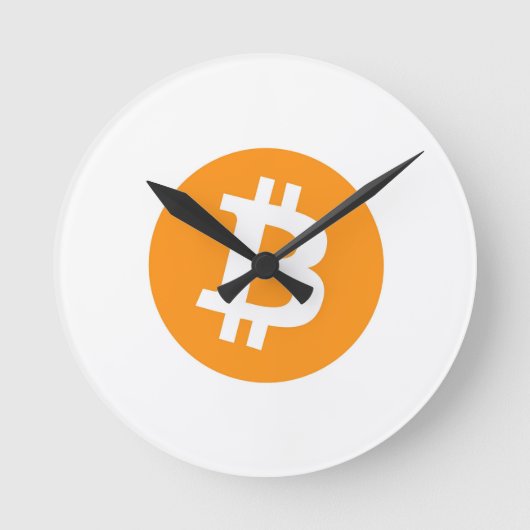 Horloge ronde Bitcoin (Recto)