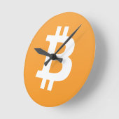 Horloge Ronde Bitcoin (Angle)