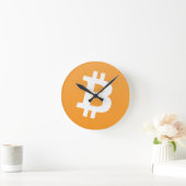 Horloge Ronde Bitcoin (Maison)