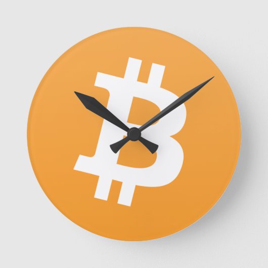 Horloge Ronde Bitcoin (Recto)