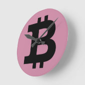 Horloge Ronde Bitcoin (Angle)