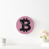 Horloge Ronde Bitcoin (Maison)