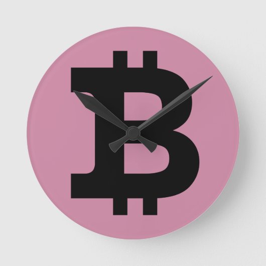 Horloge Ronde Bitcoin (Recto)