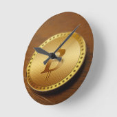 Horloge Ronde Bitcoin 2 (Angle)
