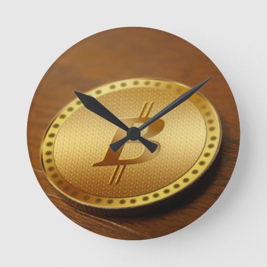 Horloge Ronde Bitcoin 2 (Recto)