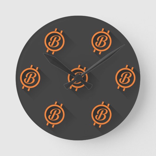 Horloge Ronde Bitcoin 3 (Recto)