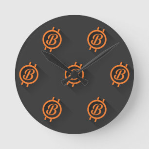 Horloge Ronde Bitcoin 3