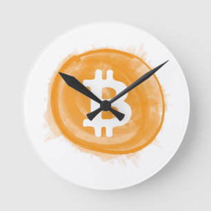 Horloge Ronde Bitcoin 6