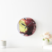 Horloge Ronde Bitten Red Apple (Maison)