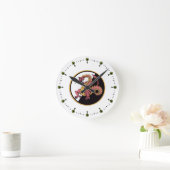 Horloge Ronde Black Chinese Dragon (Maison)