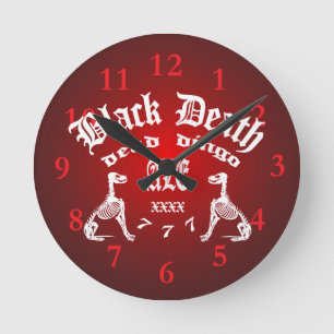 Horloge Ronde Black Death 777 - Dead Dingo Ale