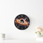 Horloge Ronde Black Hole Wall Clock — Space-Inspired Design (Maison)
