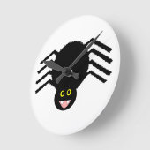 Horloge Ronde Black Spider Wall Clock (Angle)