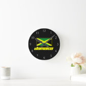 Horloge Ronde Black with Jamaica (Maison)