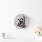 Horloge Ronde Blanc II de neige (Maison)