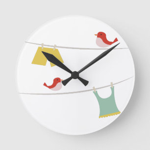 Horloge Ronde Blanchisserie