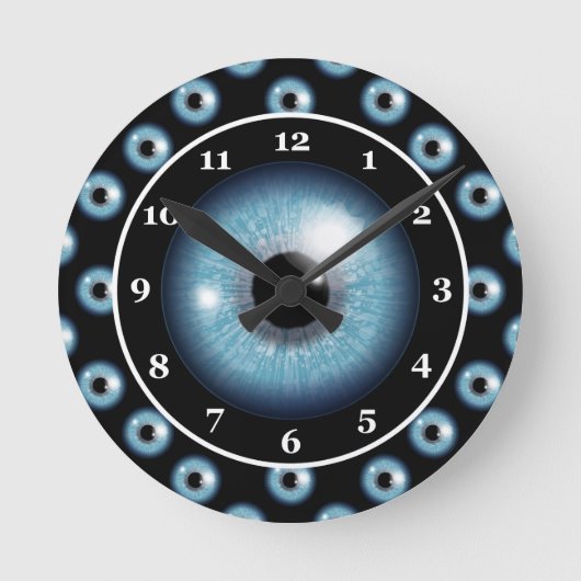 Horloge Ronde Bleu (Recto)