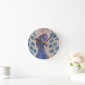 Horloge Ronde Bleu (Maison)