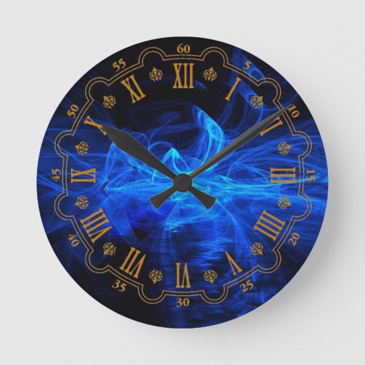 Horloge Ronde Bleu (Recto)