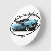 Horloge Ronde Bleu 1954 de Bel Air (Angle)