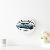 Horloge Ronde Bleu 1954 de Bel Air (Maison)