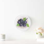 Horloge Ronde bleuet (Maison)