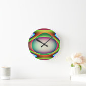 Horloge Ronde Bloc Wall Clock Alien Spaceship Wall (Maison)