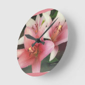 Horloge Ronde Bloomin (Angle)