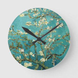 Horloge Ronde Blossoming Almond Tree Vincent van Gogh