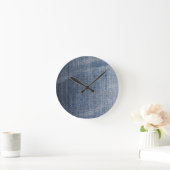 Horloge Ronde blue (Maison)