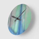 Horloge Ronde Blue and teal green sea (Angle)